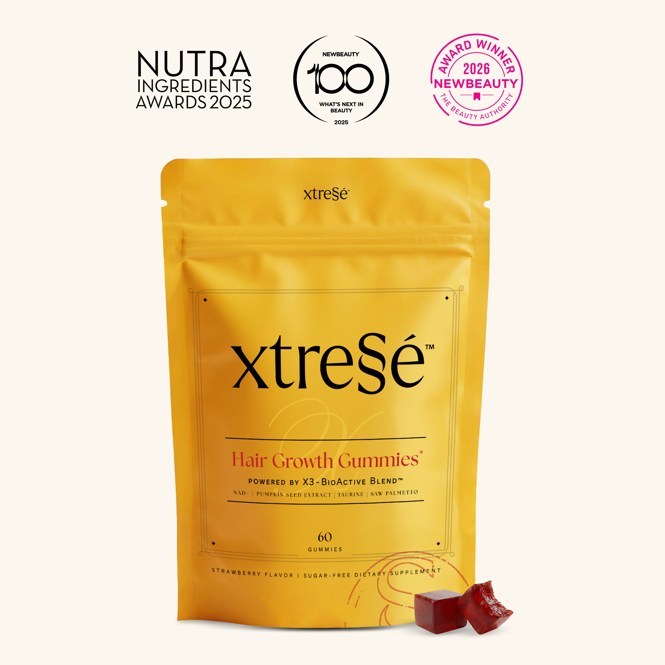 Hair Growth Gummies product packaging